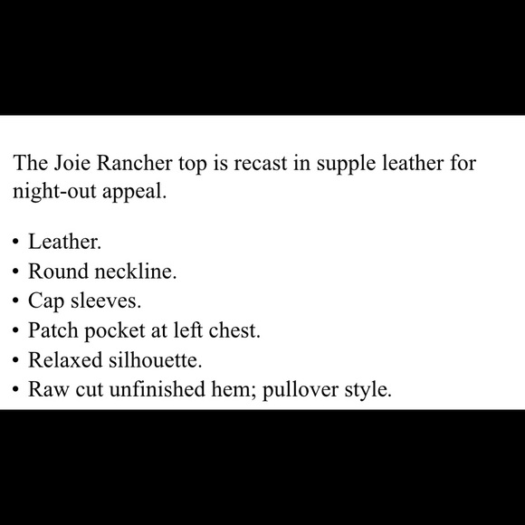 LAST CALL! MAKE OFFER!
Joie Rancher Leather Pocket Tee in Mink Taupe, M - Picture 8 of 8